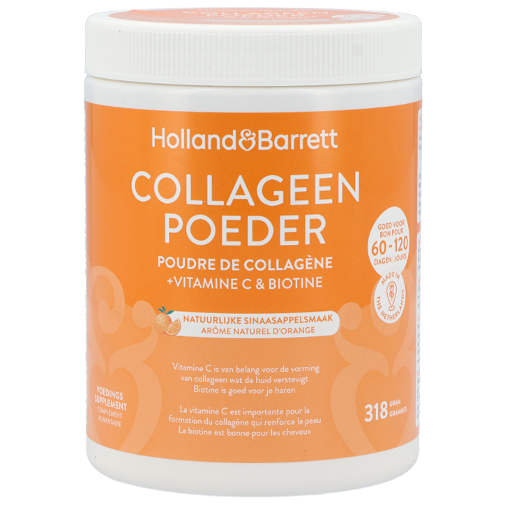 Holland & Barrett Collageen Poeder + Vitamine C & Biotine - 318 gram-1