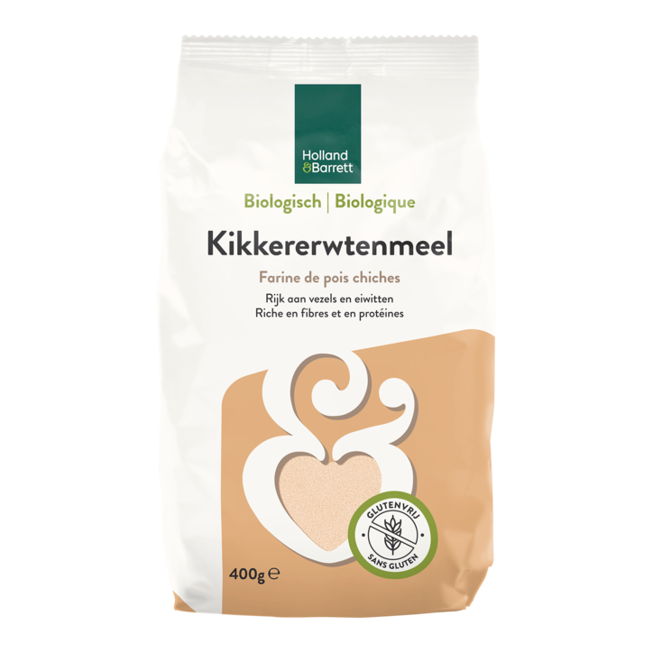 Holland & Barrett Glutenvrij Kikkererwtenmeel Bio - 400g-1