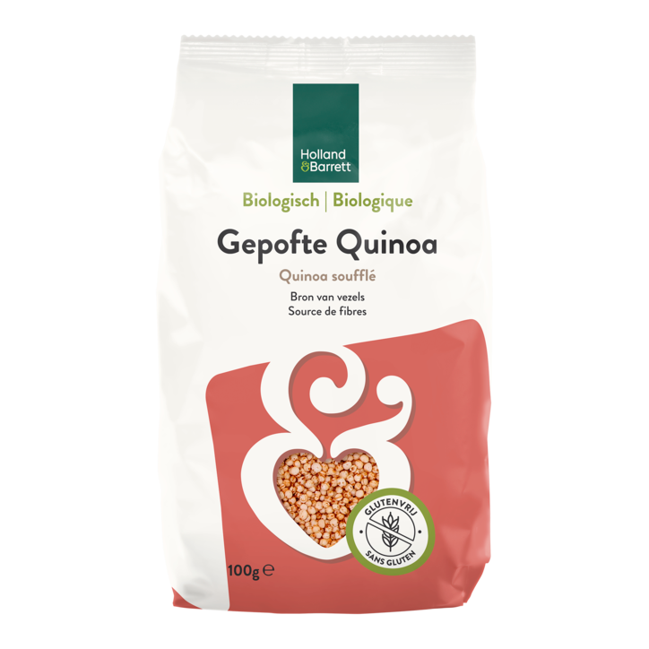 Holland & Barrett Glutenvrije Gepofte Quinoa Bio - 100g-1
