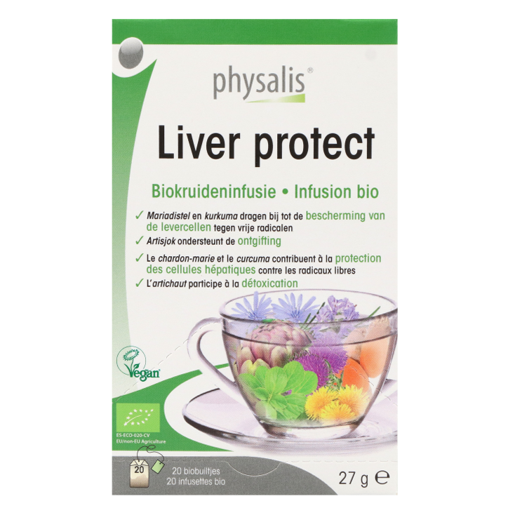 Physalis Liver Protect Kruideninfusie Bio - 20 theezakjes-1