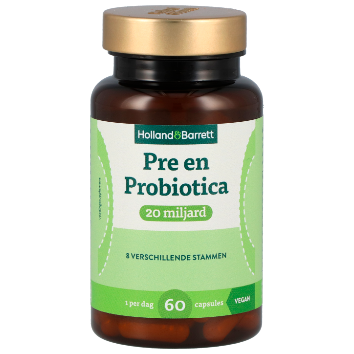 Holland & Barrett Pre en Probiotica 20 Miljard - 60 capsules-1