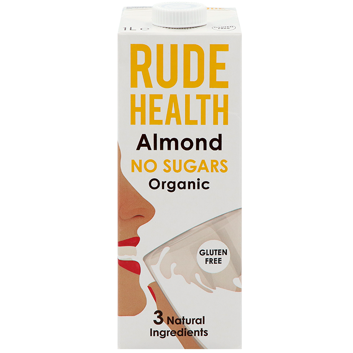 Rude Health No Sugars Almond Bio - 1L-1