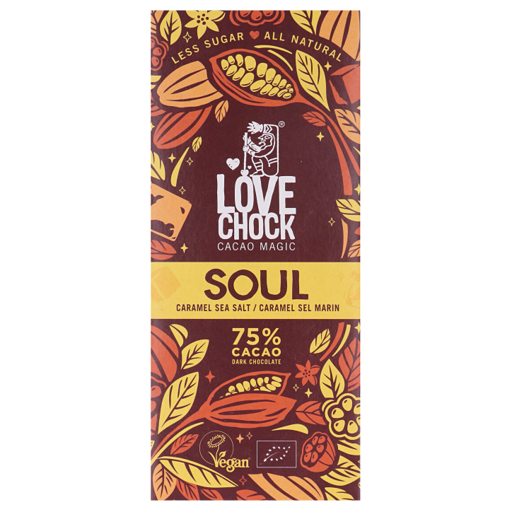 Lovechock SOUL Caramel Sel Marin 75 % Cacao - 70g-1