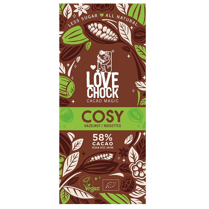 Lovechock COSY Hazelnut 58% Cacao - 70g-1