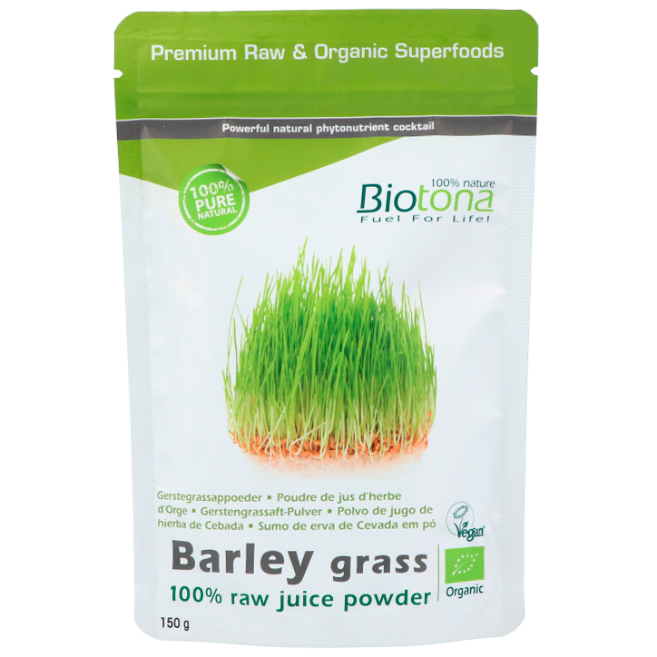 Biotona Barley Grass Raw Bio - 150g-1