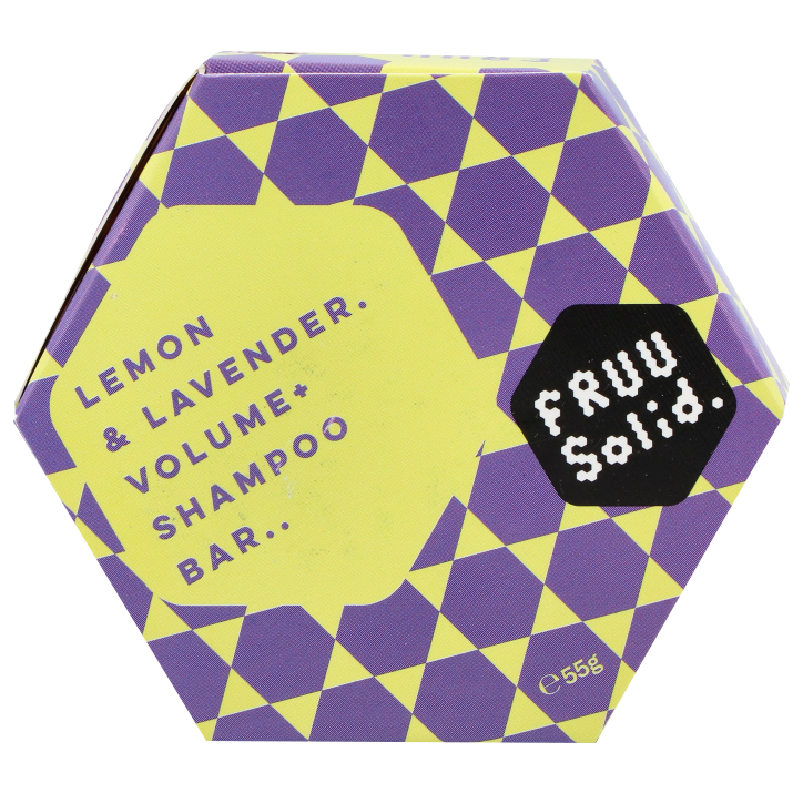 Fruu Shampoing Solide Volume+ Citron et Lavande - 55g-1