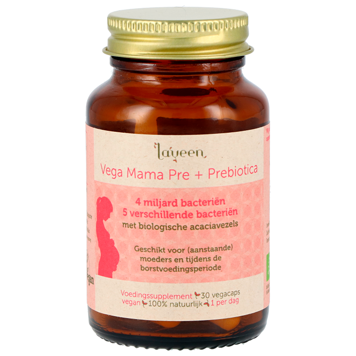 Laveen Vega Mama Pre + Prebiotica - 30 capsules-1