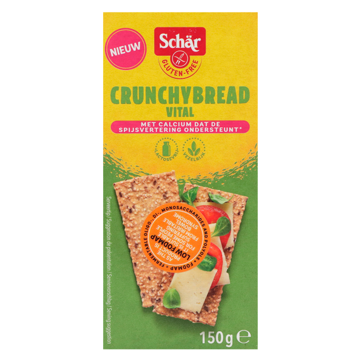Schär Crunchybread Vital Glutenvrije Crackers - 150g-1
