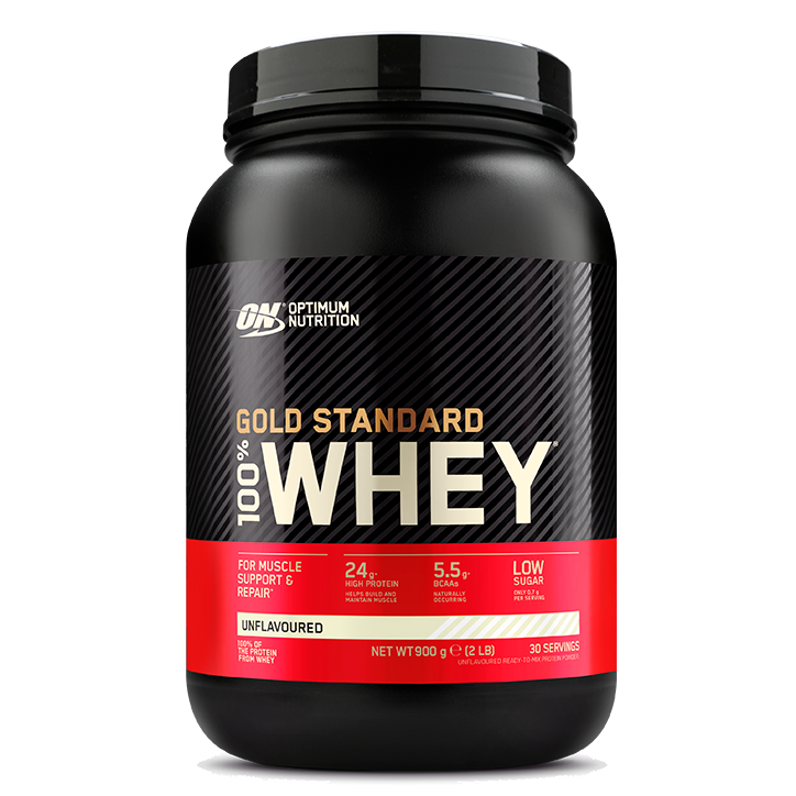 Optimum Nutrition Gold Standard 100% Whey Unflavoured - 900g-1