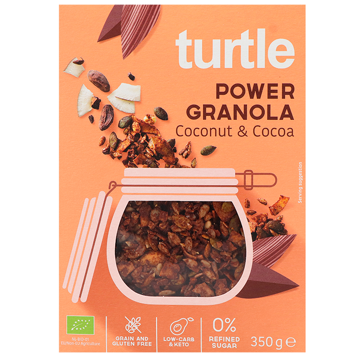 Turtle Power Granola Kokos & Cacao Bio - 350g-1