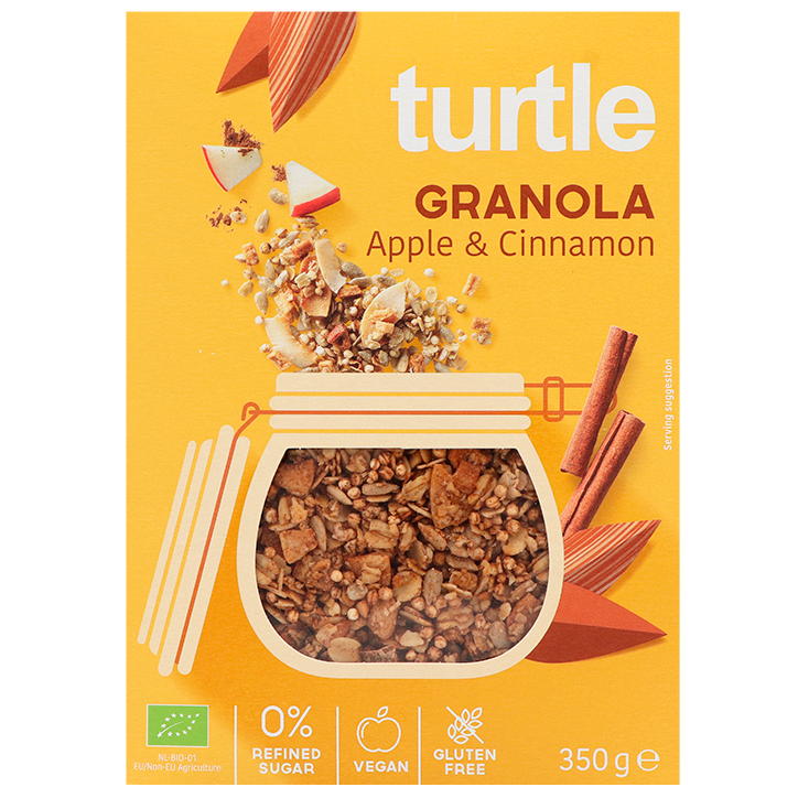 Turtle Granola Pomme et Cannelle - 350g-1