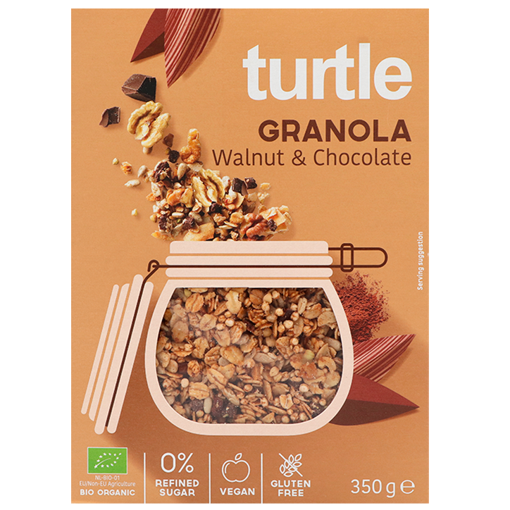 Turtle Granola Noix et Chocolat - 350g-1