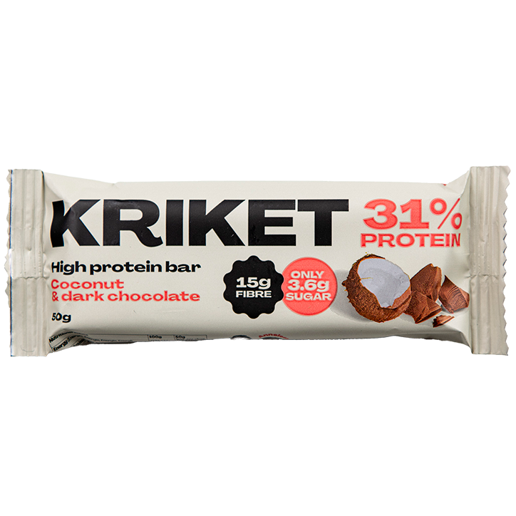KRIKET Proteïnebar Kokosnoot & Pure chocolade - 50g-1