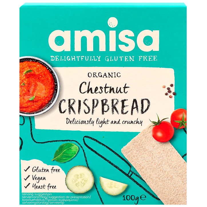 Amisa Kastanje Crackers - 100g-1