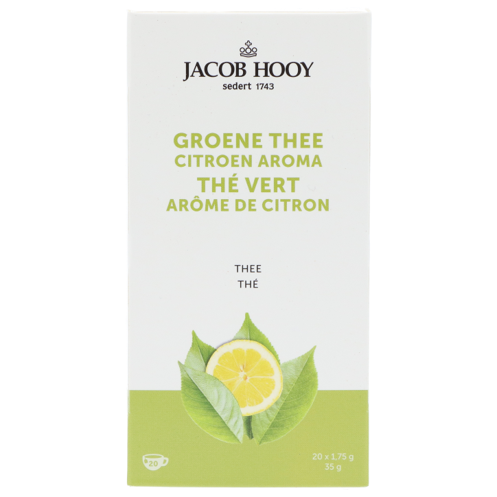 Jacob Hooy Citron vert Sachets d'infusion-1