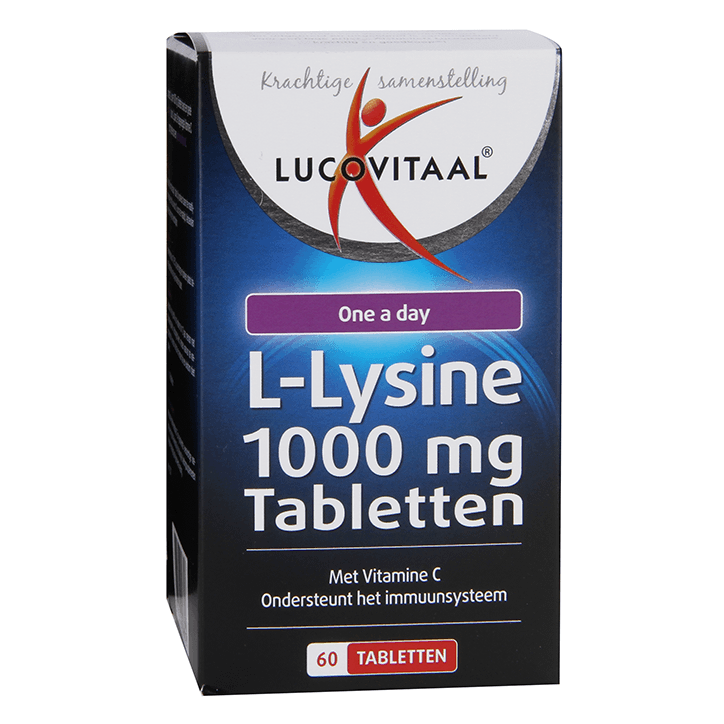 Lucovitaal L-Lysine 1000mg - 60 Tabletten-1