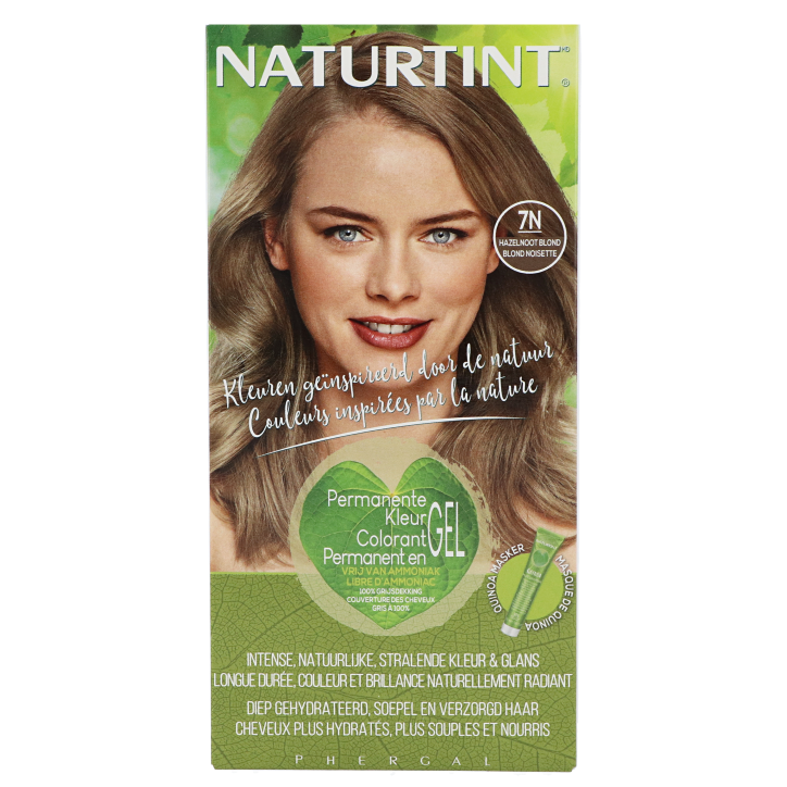 Naturtint Permanente Haarkleuring 7N Hazelnoot Blond - 170ml-1
