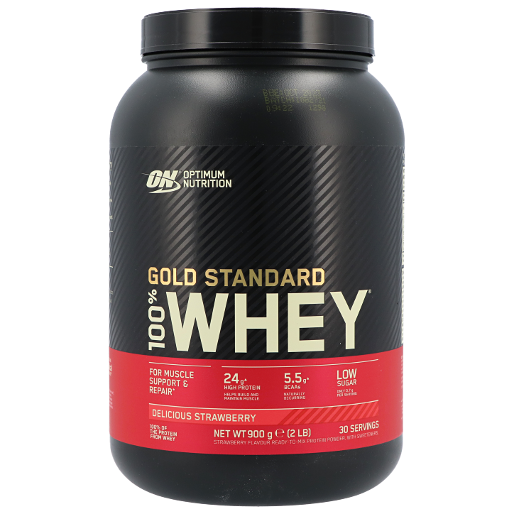 Optimum Nutrition Gold Standard 100% Whey Delicious Strawberry - 900g-1