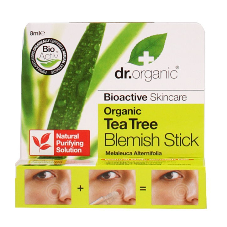 Dr. Organic Tea Tree Anti-Puistjes Stick - 8ml-1