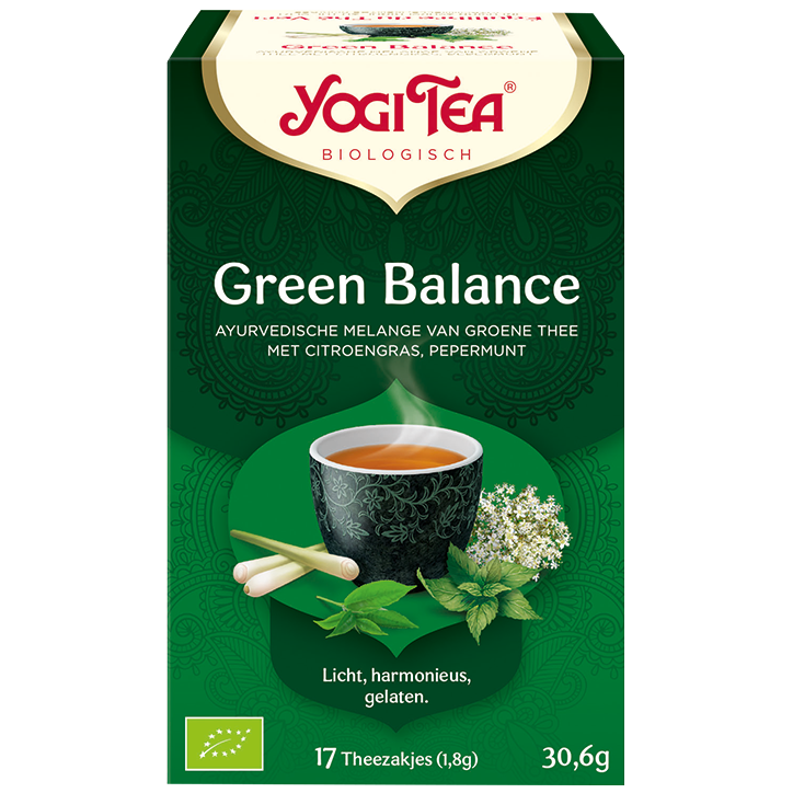 Yogi Tea Thé vert équilibre Bio (17 sachets)-1