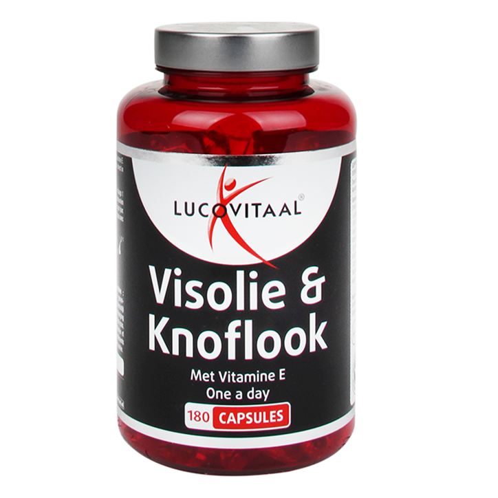 Lucovitaal Visolie & Knoflook (180 Capsules)-1