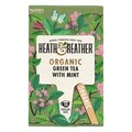 Heath & Heather Organic Green Tea & Mint 20 Tea Bags