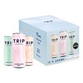 TRIP Mixed Pack CBD Drinks (Elderflower Mint, Peach Ginger & Lemon Basil) 12x 250ml