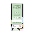 &SISTERS by Mooncup Organic Cotton Tampons with Eco Applicator - Medium 14 Pack