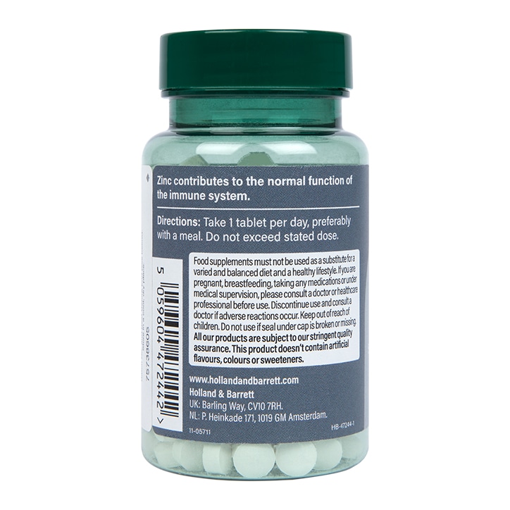 Holland Barrett Zinc 15mg 240 Tablets