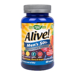 Nature's Way Alive! Men’s Ultra 50+ Multi Vitamin & Mineral 60 Gummies