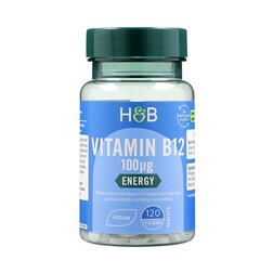 H B Vitamin B12 100ug 120 Tablets Holland Barrett