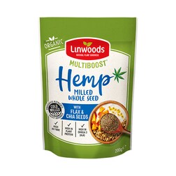 Linwoods Multiboost Organic Milled Hemp Seed with Flax & Chia 200g