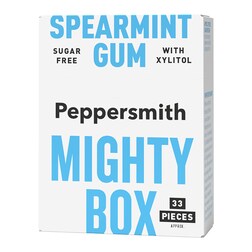 Peppersmith Sugar Free Spearmint Chewing Gum (Mighty Box) 50g