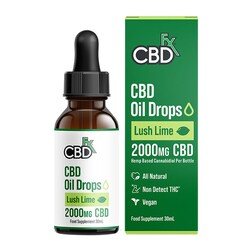 CBDfx 2000mg CBD Oil Lush Lime Flavour 30ml