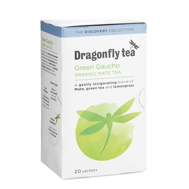 Teatimes Trading Dragonfly Gaucho Organic Green Tea 20 Sachets-1