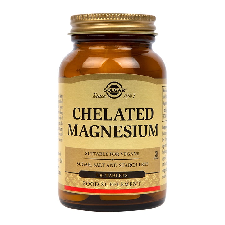Solgar Chelated Magnesium 100 Tablets-1