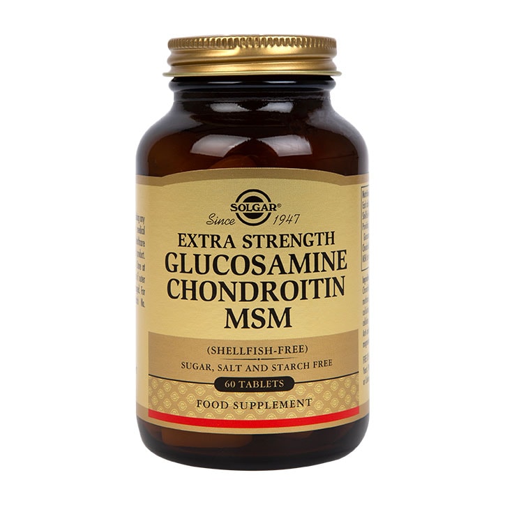Solgar Extra Strength Glucosamine Chondroitin MSM 60 Tablets-1