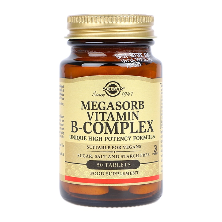 Solgar Megasorb Vitamin B-Complex 50 Tablets-1