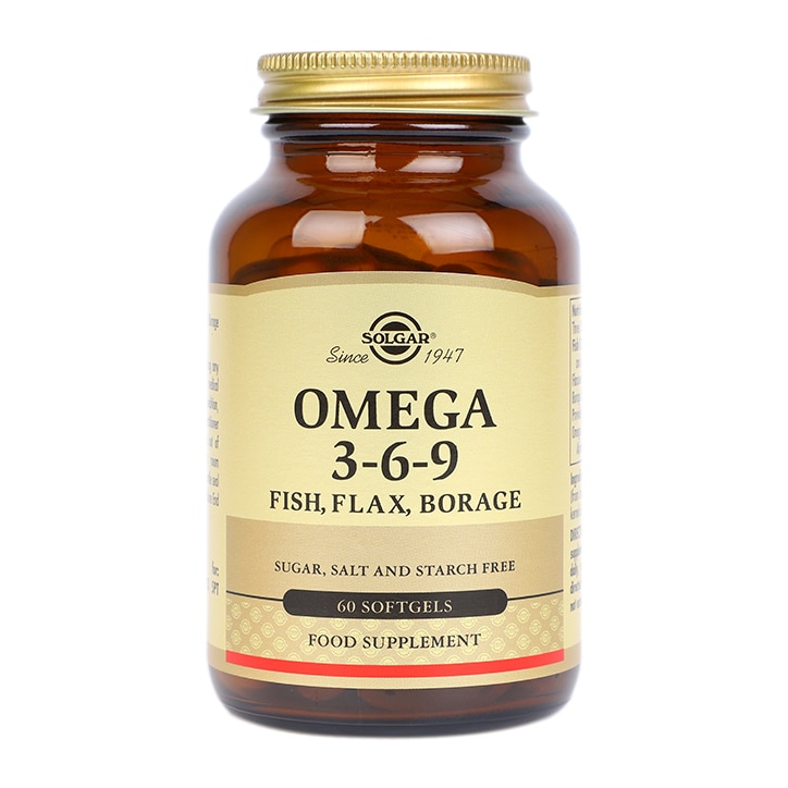 Solgar Omega 3-6-9 Fish, Flax, Borage 60 Softgels-1