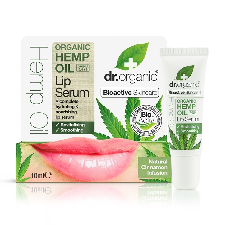 Dr Organic Hemp Oil Lip Serum 10ml-1