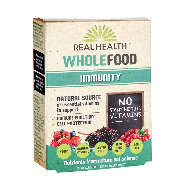 Real Health Wholefood Immunity 30 Capsules-1