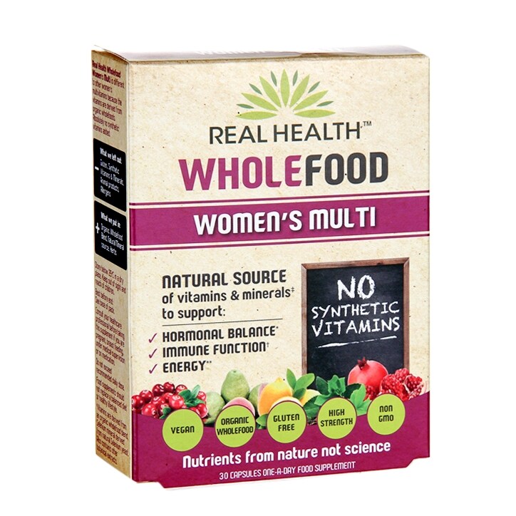 Real Health Wholefood Women's Multi 30 Capsules-1
