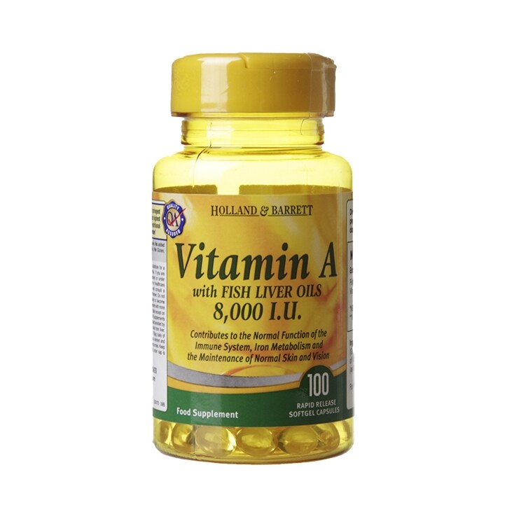Holland & Barrett Vitamin A 100 Capsules-1