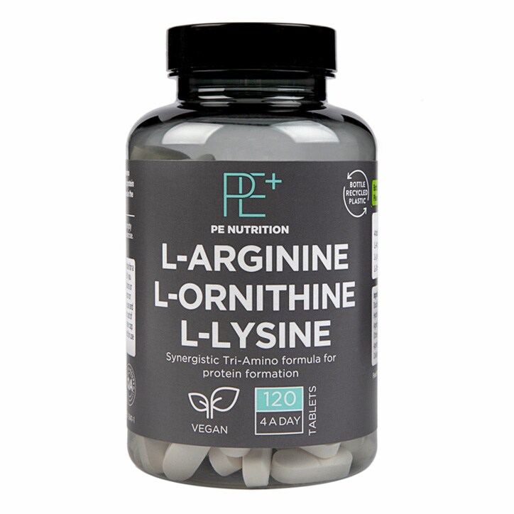PE Nutrition L-arginine L-ornithine L-lysine 120 Tablets-1