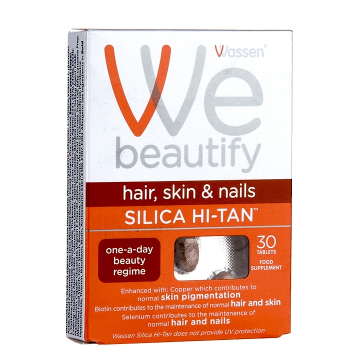 Wassen We Beautify Hair, Skin and Nails Silica Hi-Tan 30 Tablets-1