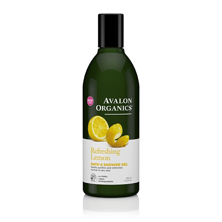 Avalon Organics Lemon Bath & Shower Gel 350ml-1