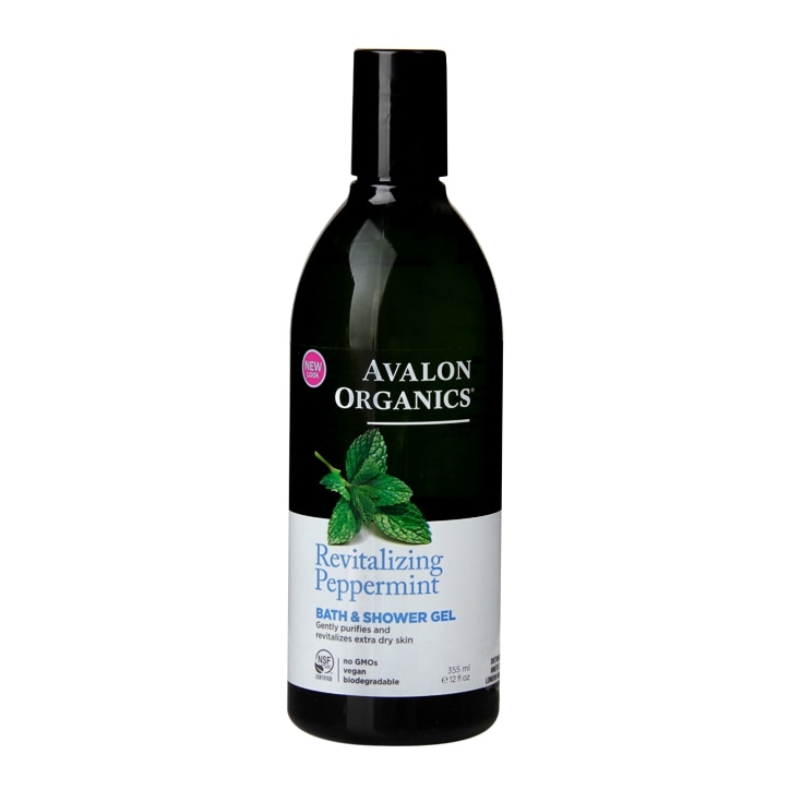 Avalon Organics Peppermint Bath & Shower Gel 350ml-1