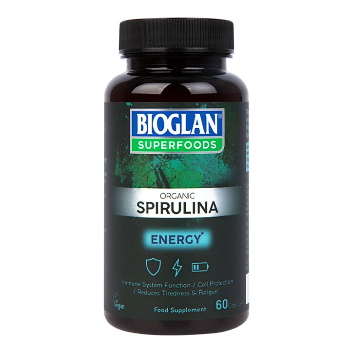 Bioglan Superfoods Organic Spirulina 60 Capsules-1