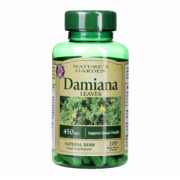 Good n Natural Damiana Leaves 100 Capsules 450mg-1