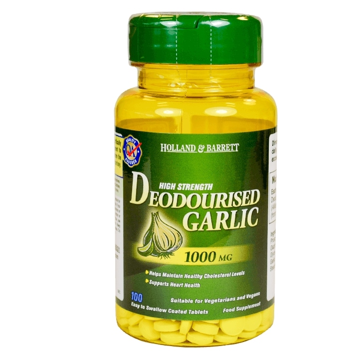Holland & Barrett Deodourised Garlic 100 Tablets 1000mg-1